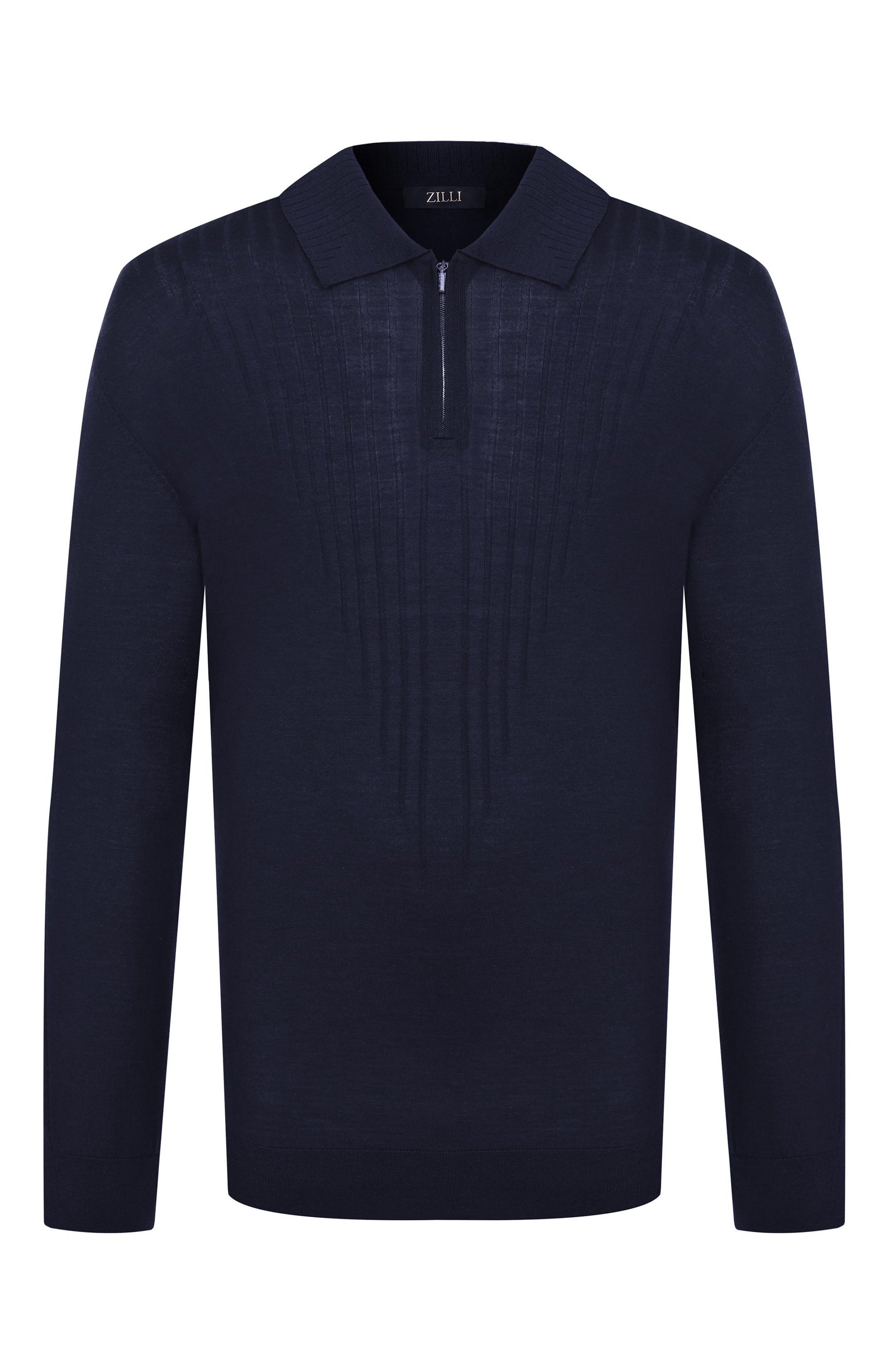Поло из шерсти и шелка ZILLI, арт. KZP001M0230VZRD00_002, фото 1