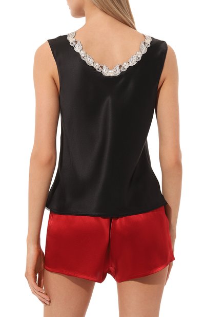 Шелковая майка LA PERLA, арт. N046480, фото 4