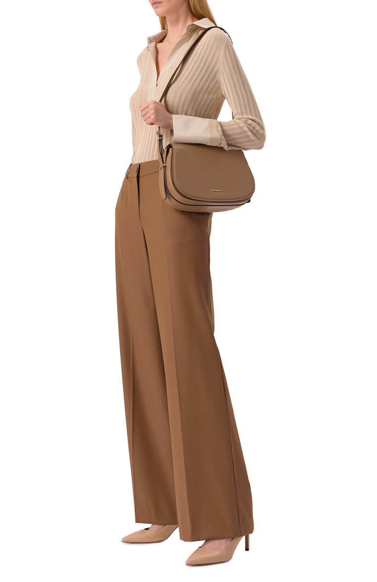 Женская сумка lydia MICHAEL MICHAEL KORS бежевого цвета, арт. 30R5GL0M2L | Фото 7 (Материал: Натуральная кожа; Размер: medium)