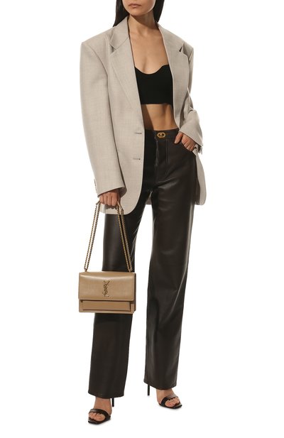 Сумка sunset medium SAINT LAURENT, арт. 442906/D420W, фото 3