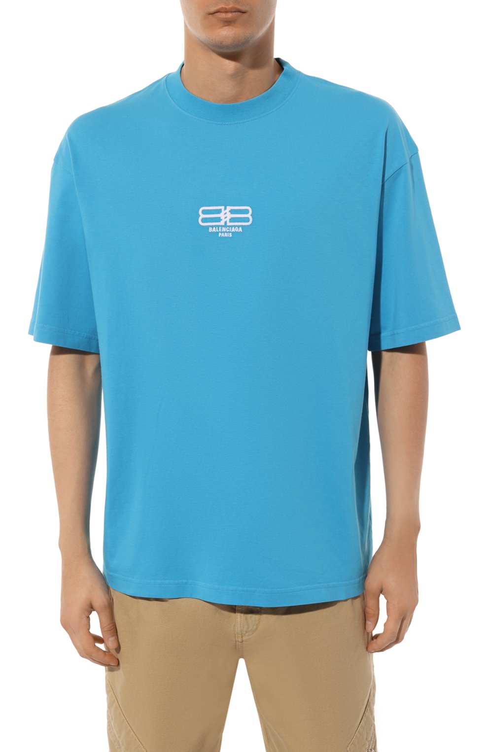 Хлопковая футболка BALENCIAGA, арт. 612966/TMVG7, фото 3