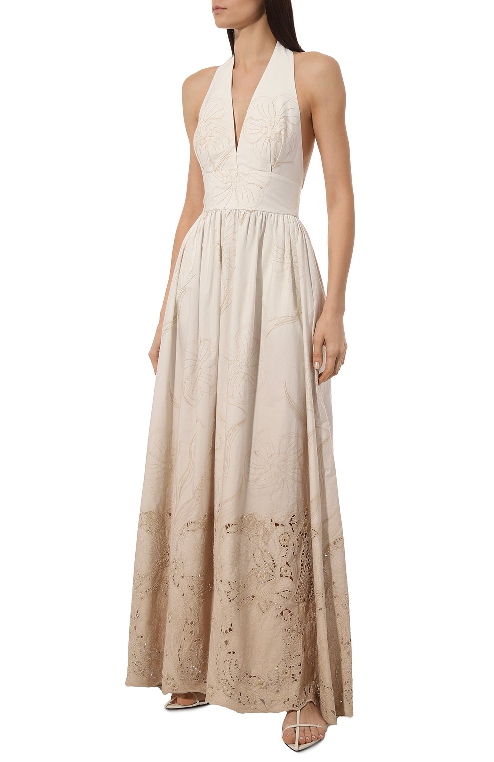 Хлопковое платье ELIE SAAB, арт. D0015, фото 3