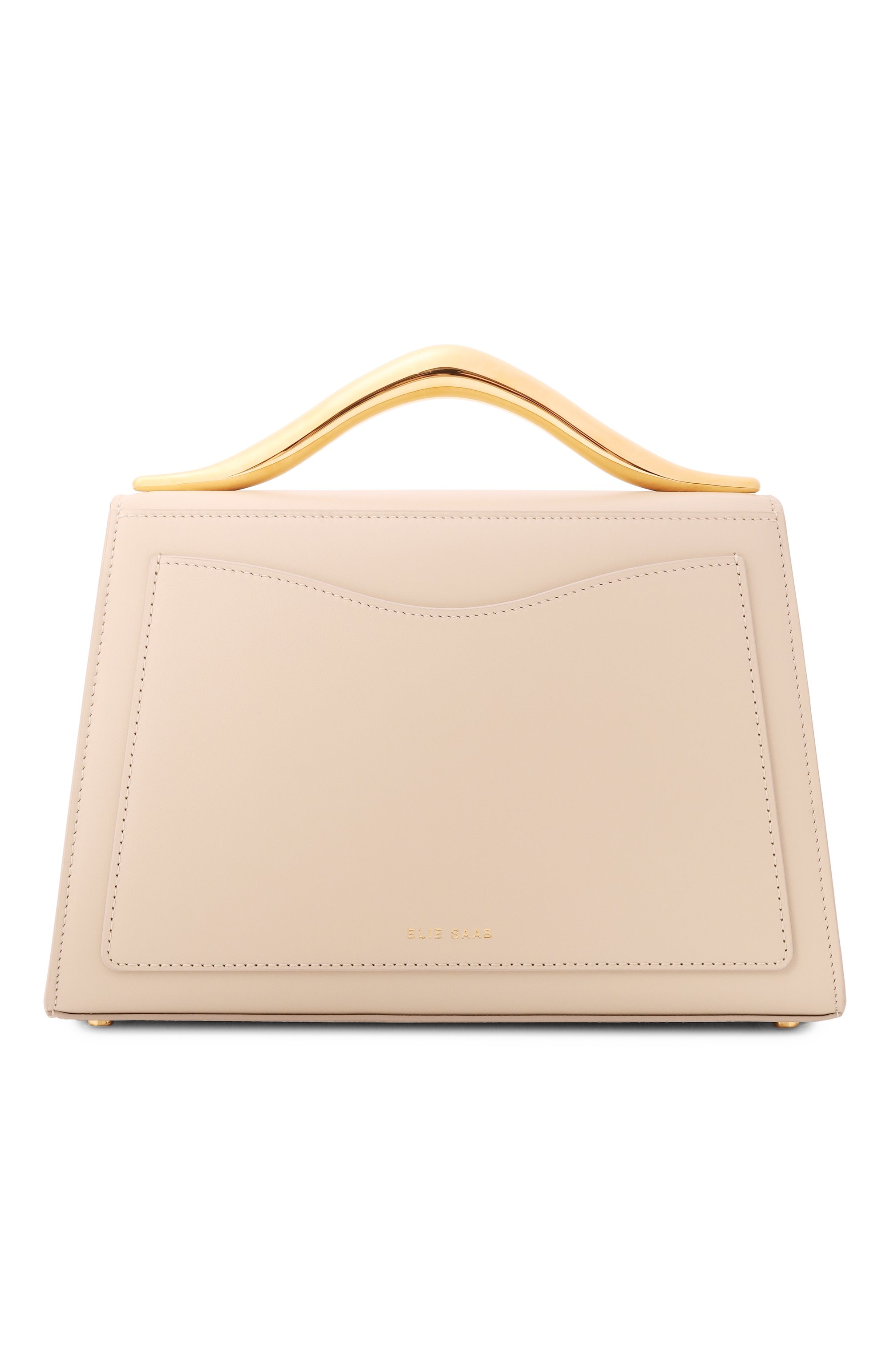 Сумка the wave ELIE SAAB светло-бежевого цвета по цене 239500 руб., арт. B0011NW26/NL006, фото 6 Сумка the wave ELIE SAAB, арт. B0011NW26/NL006, фото 6