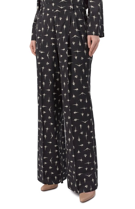 Шелковые брюки Gooroo P010-2008-9012-FW25/26 Чёрный  P010-2008-9012-FW25/26 Фото 3