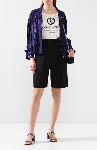 Шелковая футболка GIORGIO ARMANI, арт. 0SHCCZ20/TZ500, фото 2