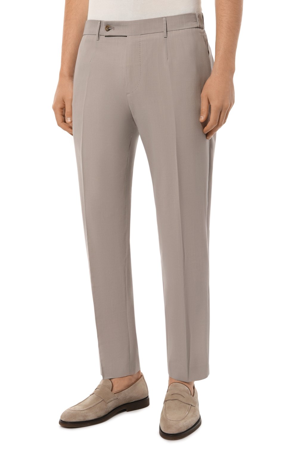 Брюки из шерсти и хлопка ANDREA CAMPAGNA, арт. GL0BE, фото 3