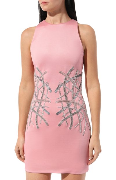 Платье из вискозы BALMAIN, арт. AF0R4000PB85, фото 3