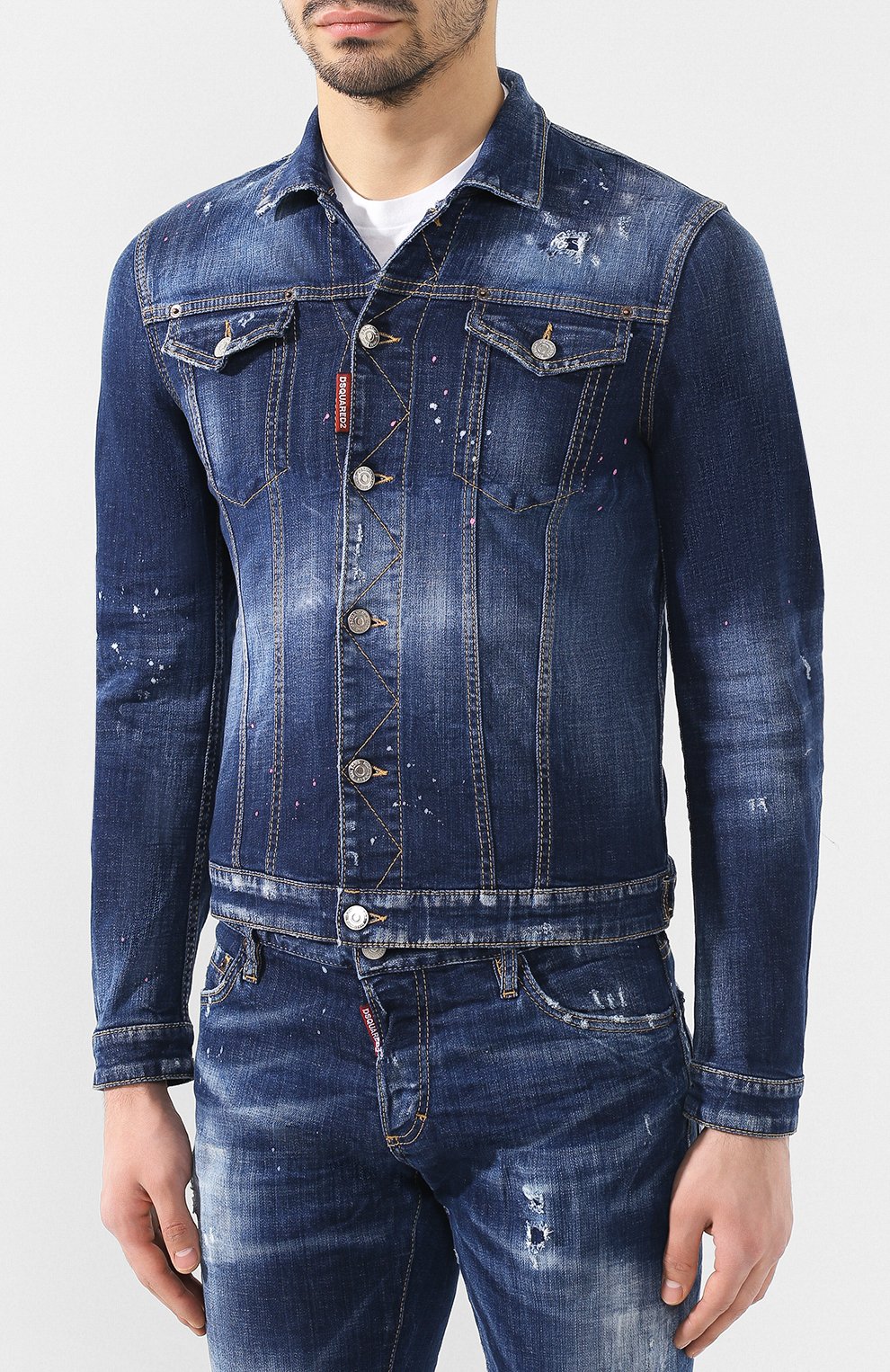 Джинсовая куртка DSQUARED2, арт. S74AM0883/S30342, фото 3