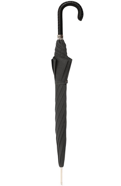 Зонт-трость PASOTTI OMBRELLI темно-серого цвета по цене 23750 руб., арт. 478/MINICHEVR0N/1/N36, фото 4 Зонт-трость PASOTTI OMBRELLI, арт. 478/MINICHEVR0N/1/N36, фото 4