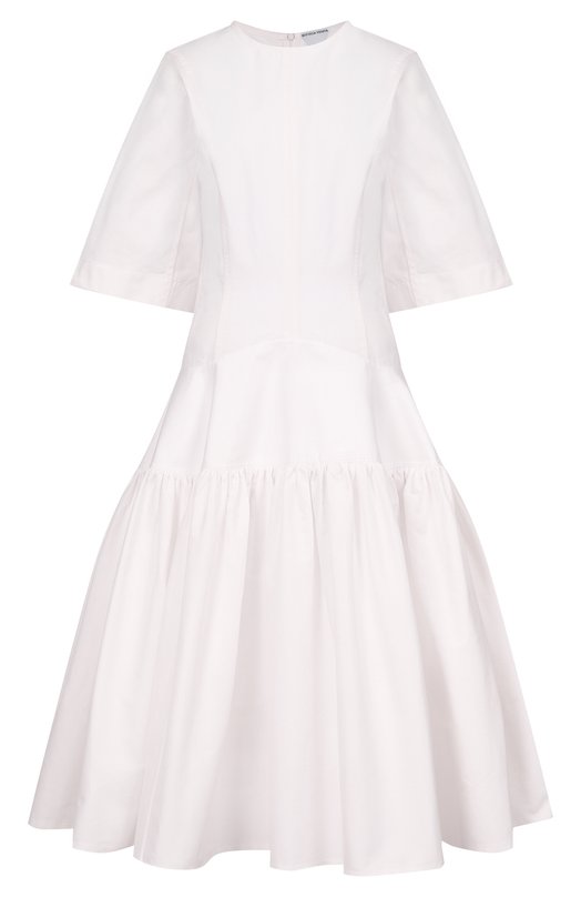 Хлопковое платье Bottega Veneta 869508/V6D10 Белый 869508/V6D10