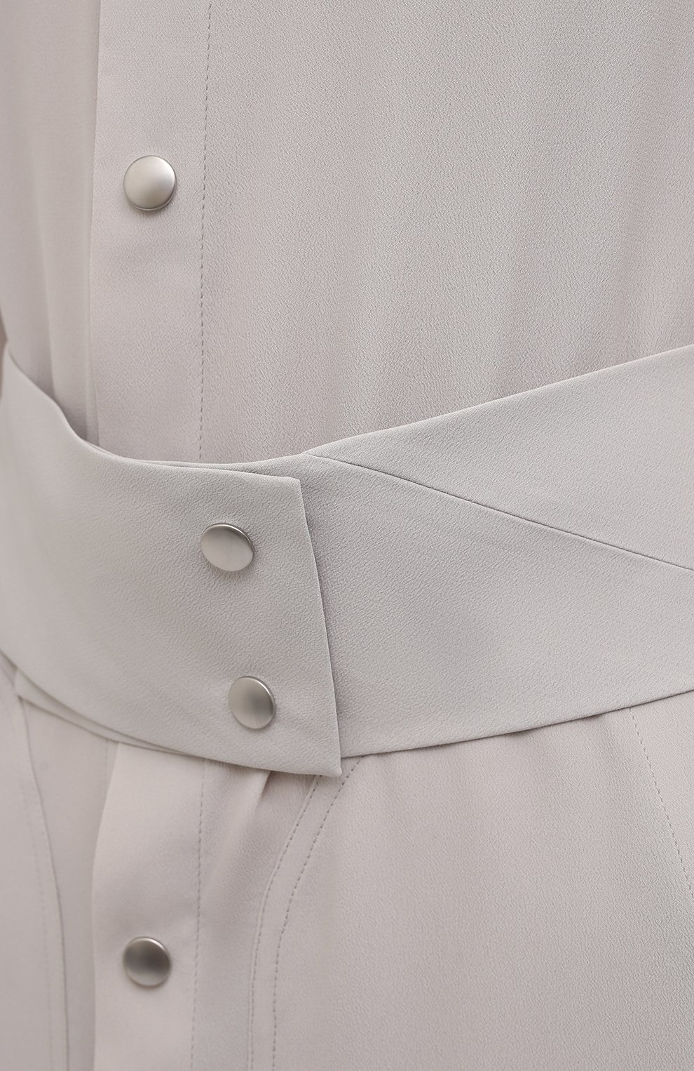Платье RICK OWENS светло-серого цвета по цене 150500 руб., арт. RP21S3908/CC, фото 5 Платье RICK OWENS, арт. RP21S3908/CC, фото 5