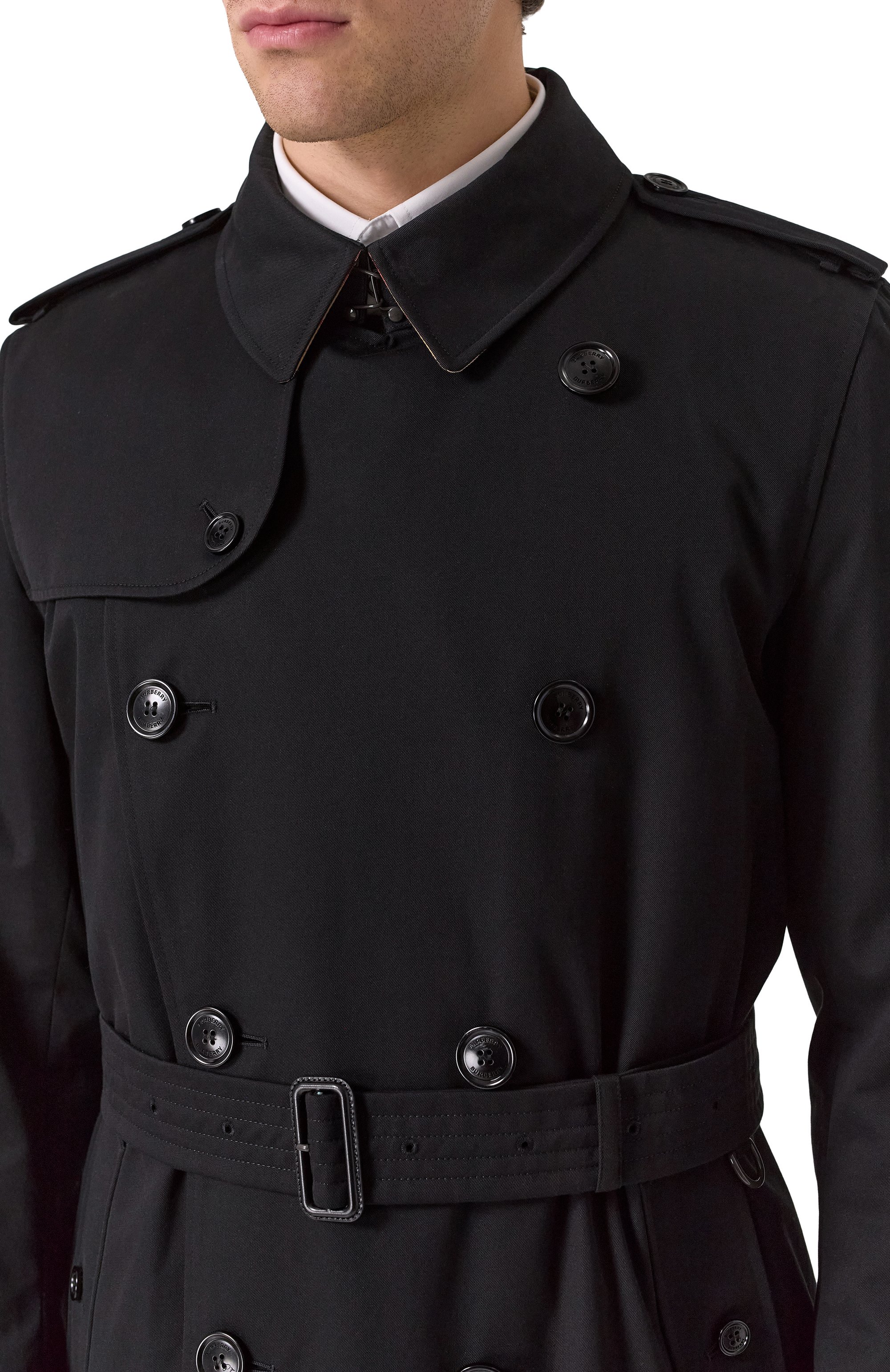 Хлопковый тренч BURBERRY, арт. 8079384, фото 5