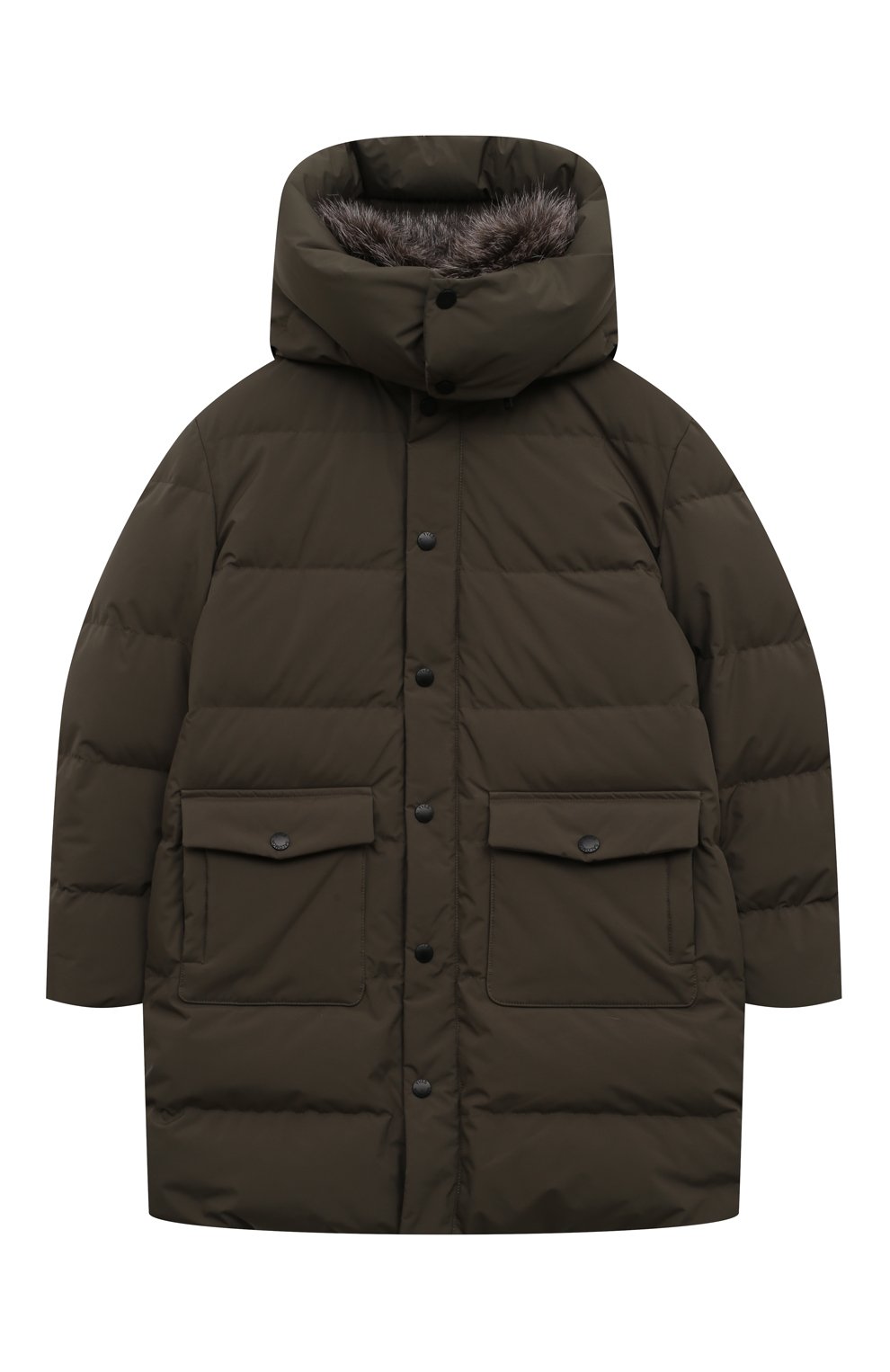 Пуховое пальто YVES SALOMON ENFANT, арт. 25WEV915XXK26G, фото 1