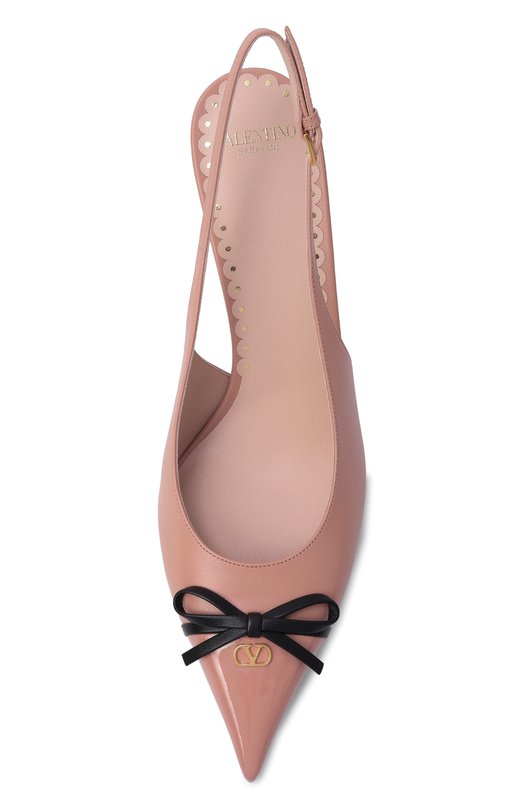 Кожаные туфли Bepointy Valentino 8W2S0LQ1/DAL Бежевый  8W2S0LQ1/DAL Фото 6