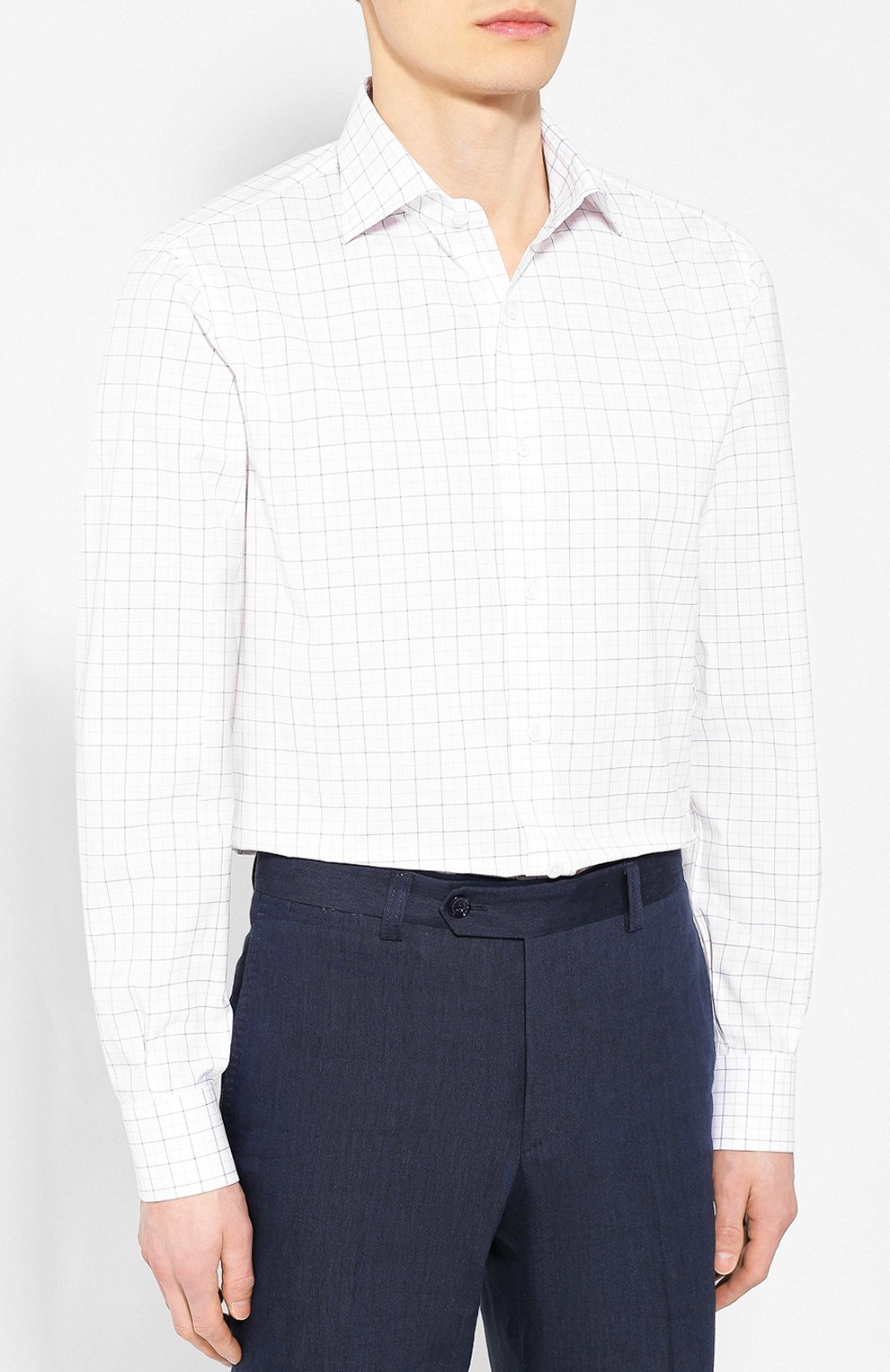 Хлопковая рубашка ISAIA, арт. IF10TC/C6181, фото 3