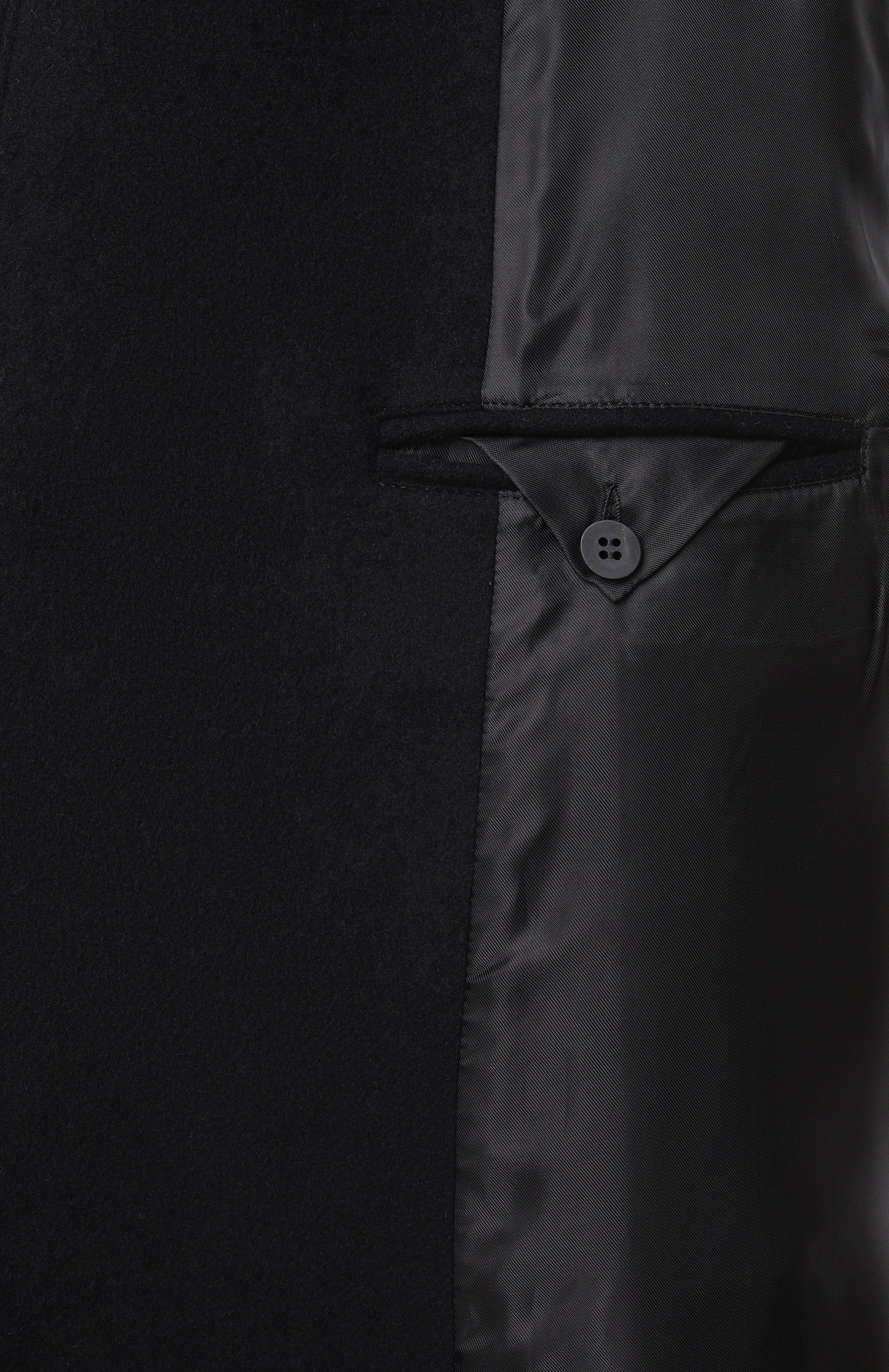 Шерстяное пальто ISABEL BENENATO черного цвета по цене 192500 руб., арт. UW15BF24, фото 7 Шерстяное пальто ISABEL BENENATO, арт. UW15BF24, фото 7