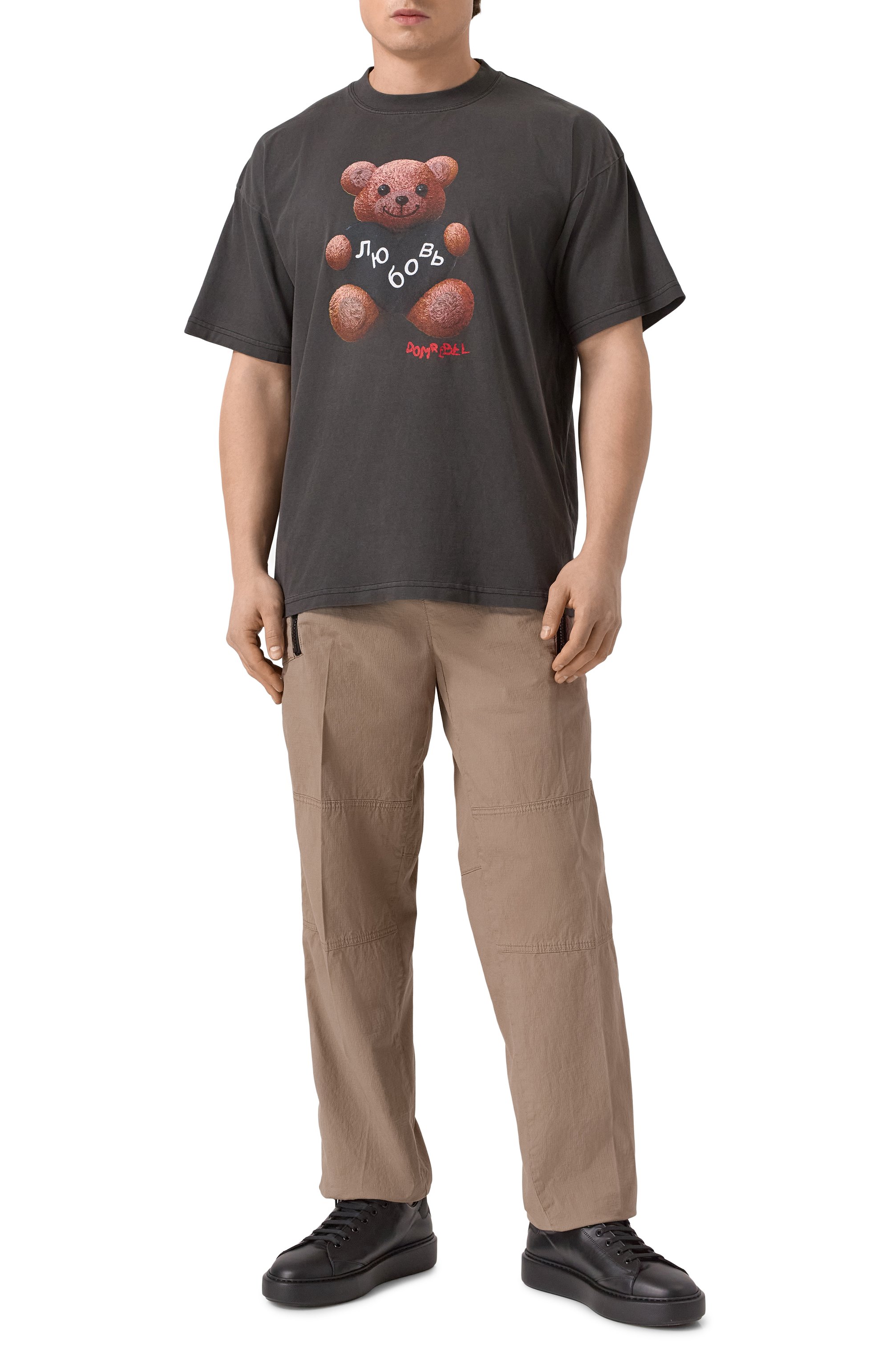 Хлопковая футболка DOMREBEL, арт. M L0VEBEAR/TSHIRT, фото 2