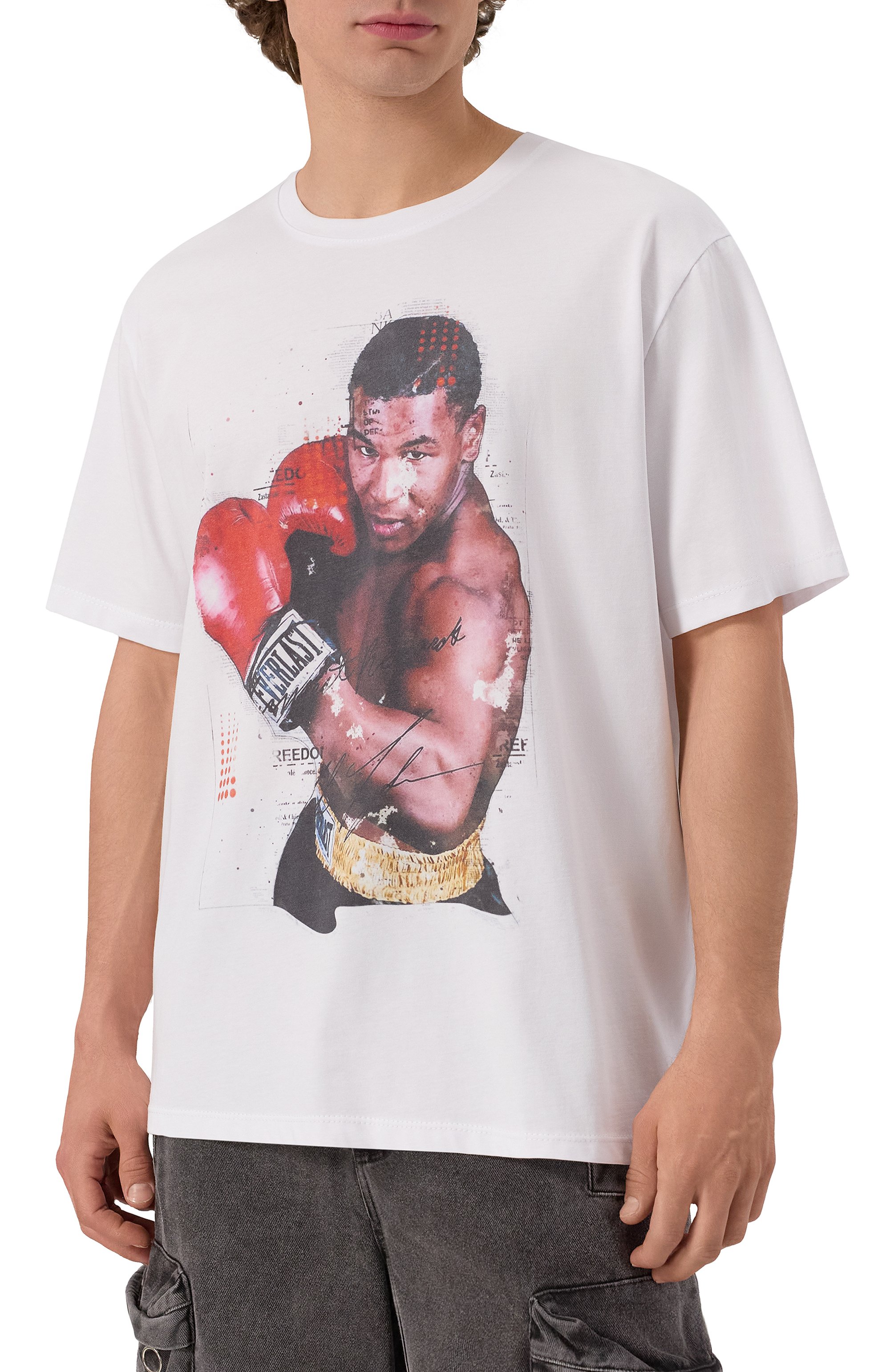 Хлопковая футболка BISIBIGLIO, арт. RED GL0V SIGN, фото 3