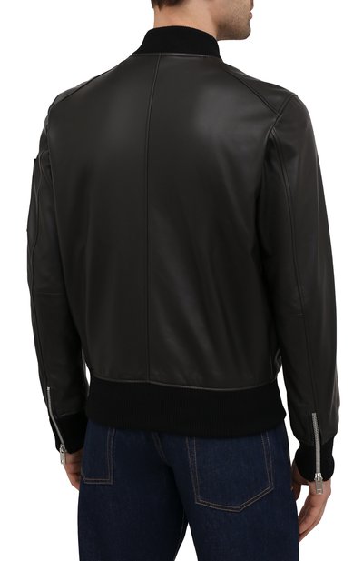Кожаный бомбер DIESEL, арт. A02721/0HCAX, фото 4
