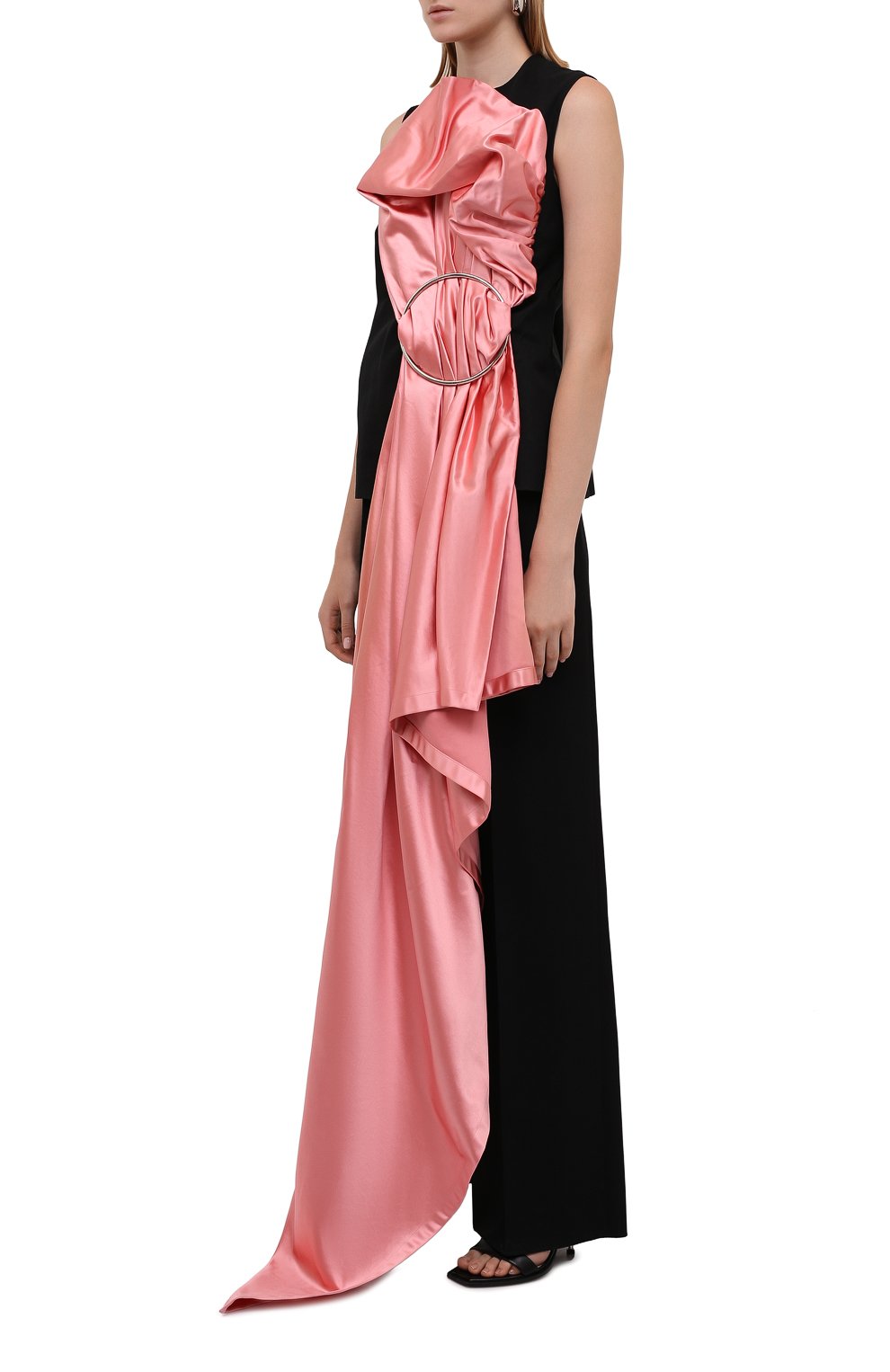 Топ из хлопка и шелка DRIES VAN NOTEN, арт. 212-010718-3356, фото 3
