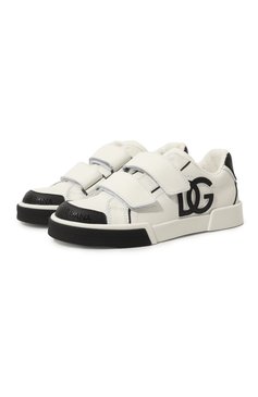 Кожаные кеды portofino light DOLCE & GABBANA, арт. DA5133/A3394/29-36, фото 1