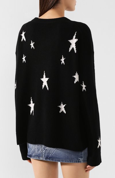 Кашемировый пуловер ZADIG AND VOLTAIRE черного цвета по цене 31200 руб., арт. PWHMF1101F, фото 4 Кашемировый пуловер ZADIG AND VOLTAIRE, арт. PWHMF1101F, фото 4