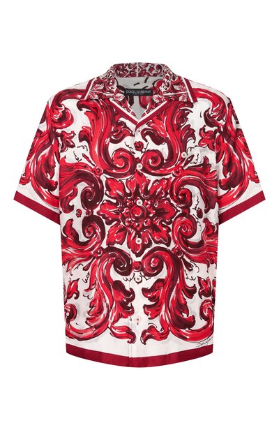Мужская шелковая рубашка DOLCE & GABBANA, арт. G5JH9T/HI133