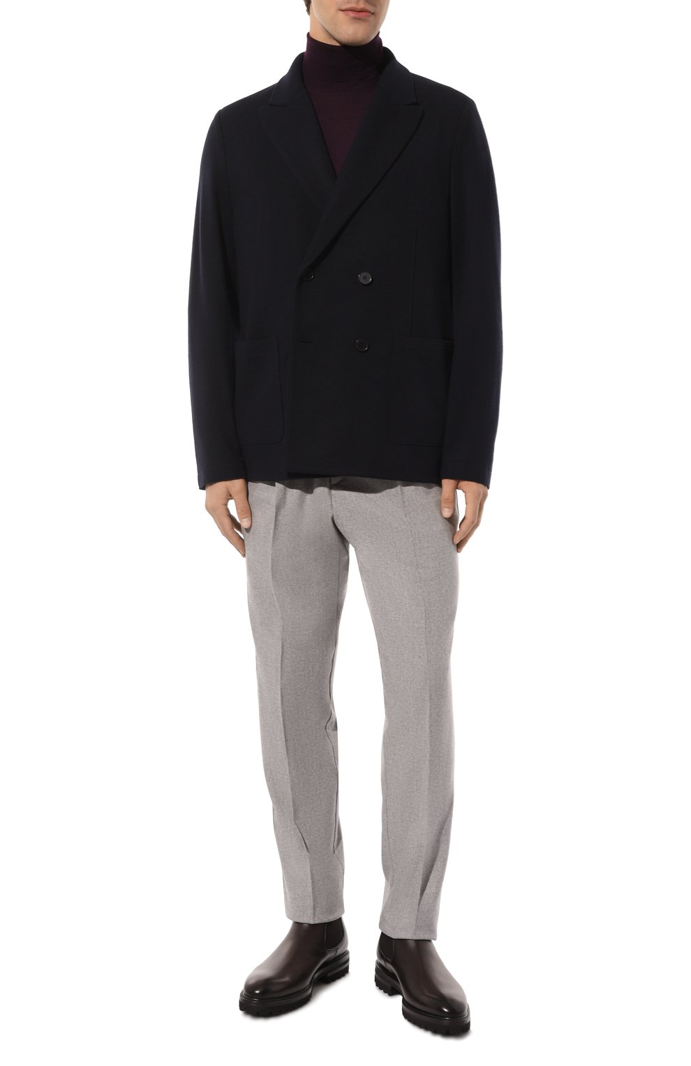 Кожаные челси W.GIBBS, арт. 7260004/B0X ANTIC FUR, фото 2