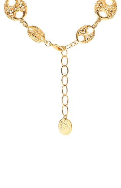 Колье ANTON HEUNIS золотого цвета по цене 26350 руб., арт. SSR1.058, фото 4 Колье ANTON HEUNIS, арт. SSR1.058, фото 4