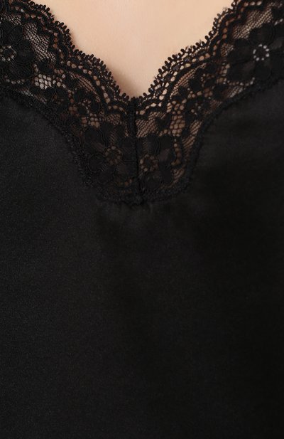 Шелковый топ с кружевной отделкой VANNINA VESPERINI, арт. VVAH17-40, фото 5