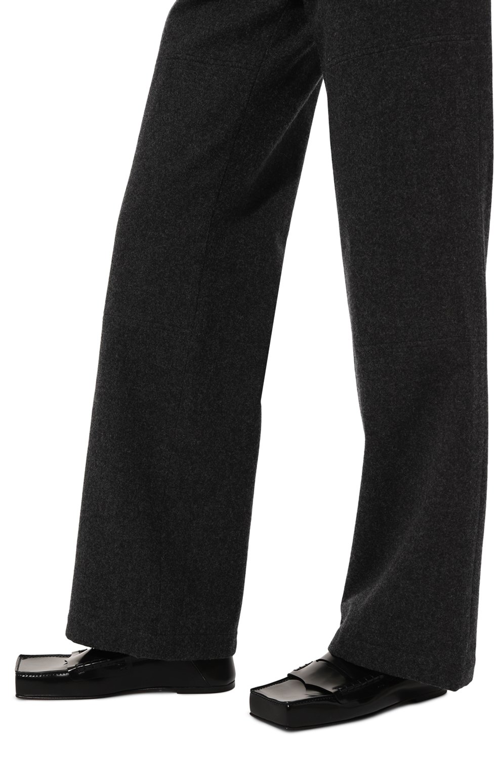 Кожаные лоферы carré JACQUEMUS, арт. 24H243F0147/4036, фото 3