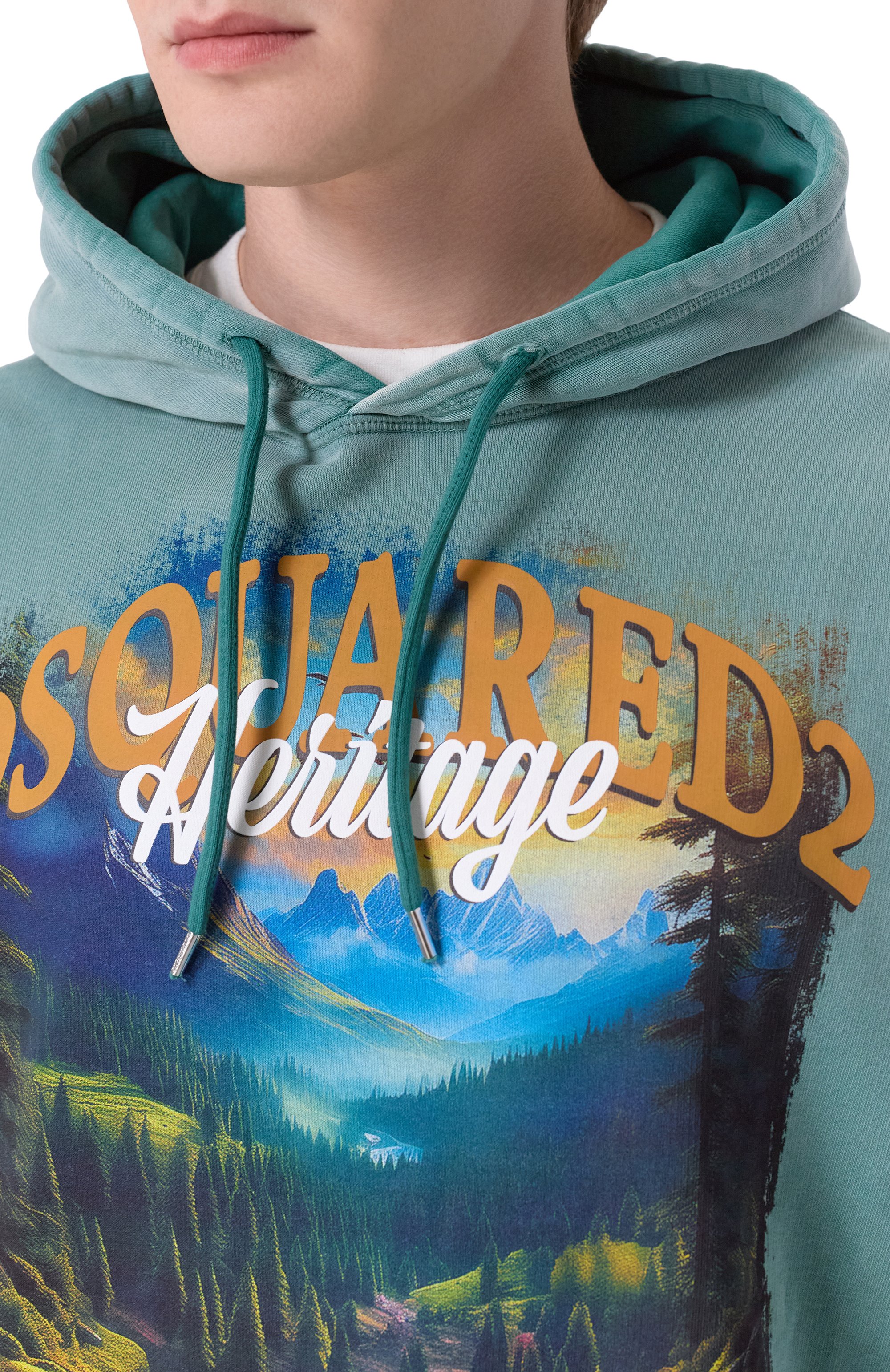 Хлопковое худи DSQUARED2, арт. S74GU0882/S25030, фото 5