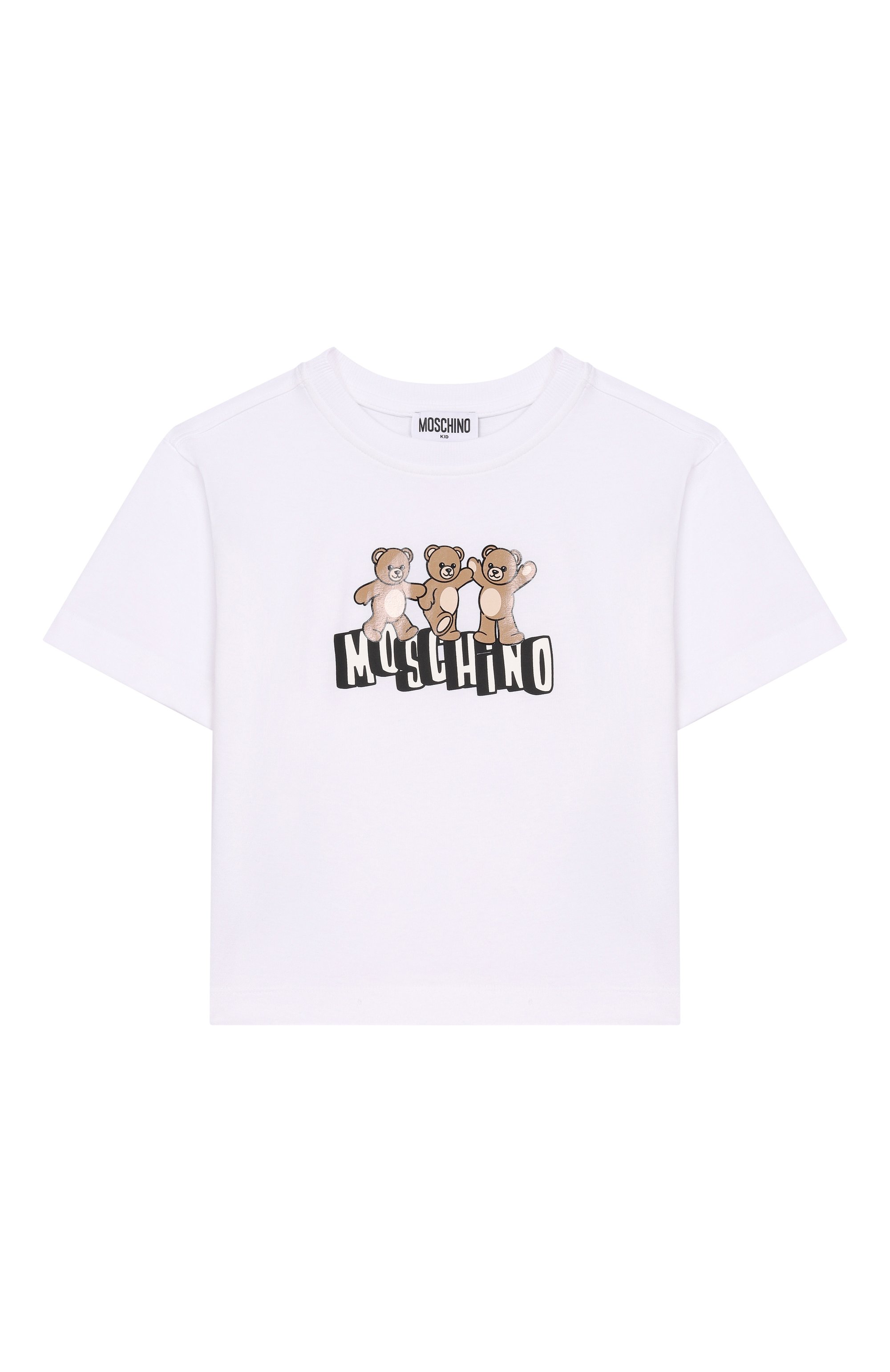 Комплект из футболки и шорт MOSCHINO темно-синего цвета по цене 25450 руб., арт. HUG00W/LCA88_001, фото 2 Комплект из футболки и шорт MOSCHINO, арт. HUG00W/LCA88_001, фото 2