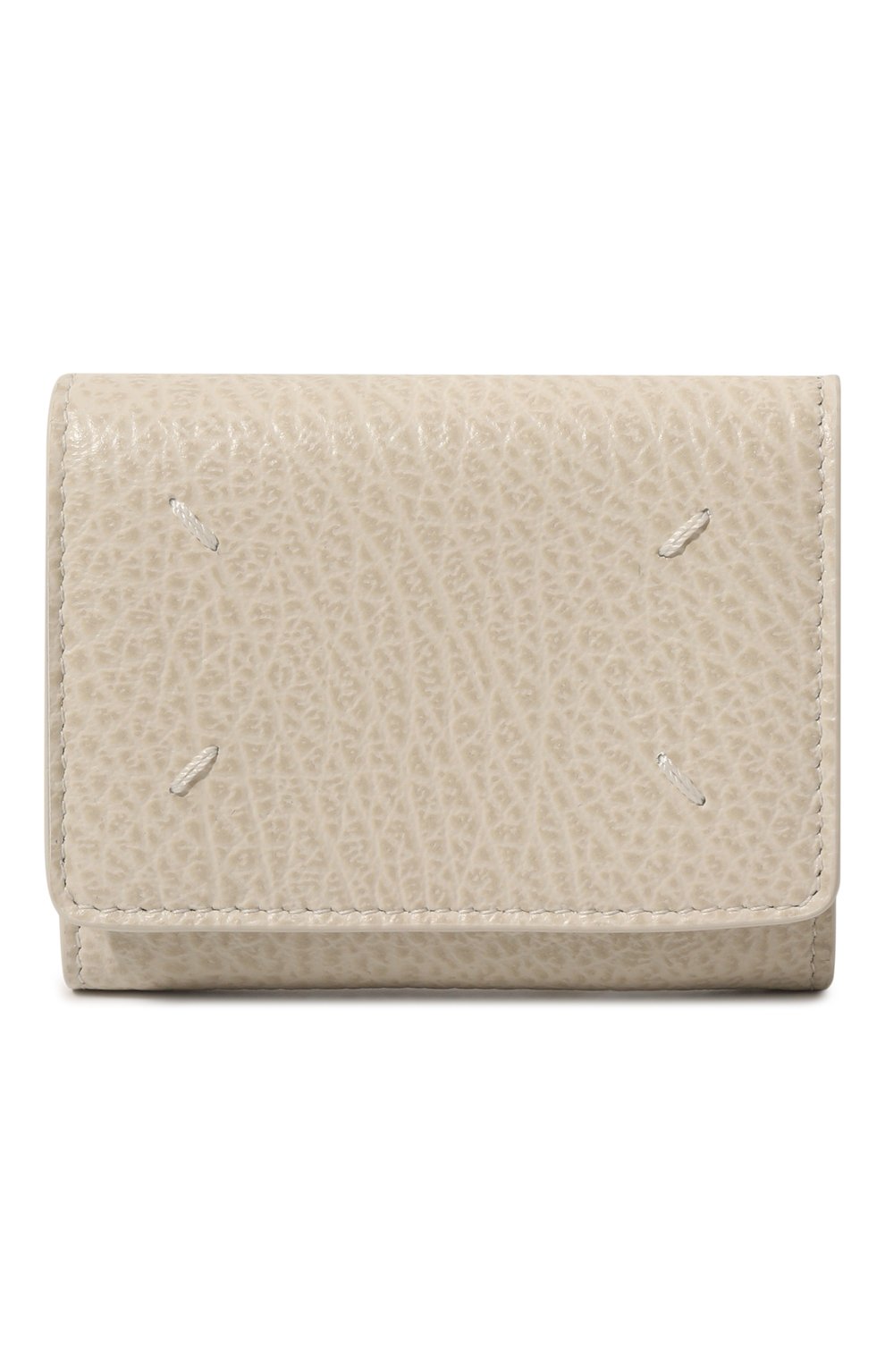 Кожаное портмоне MAISON MARGIELA кремового цвета по цене 54100 руб., арт. SA3UI0010/P4455, фото 1 Кожаное портмоне MAISON MARGIELA, арт. SA3UI0010/P4455, фото 1