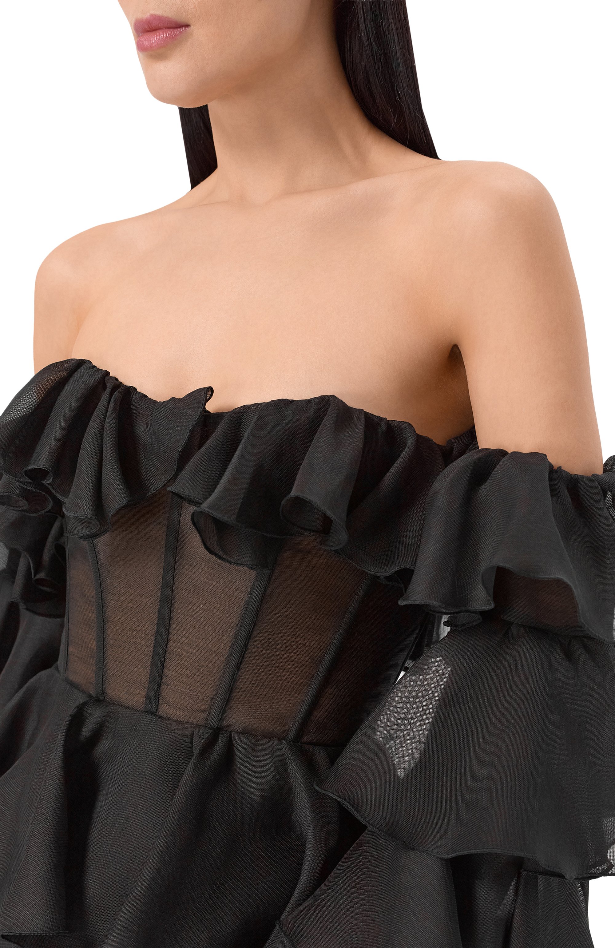 Платье изо льна и шелка YVON, арт. 0 260064, фото 4