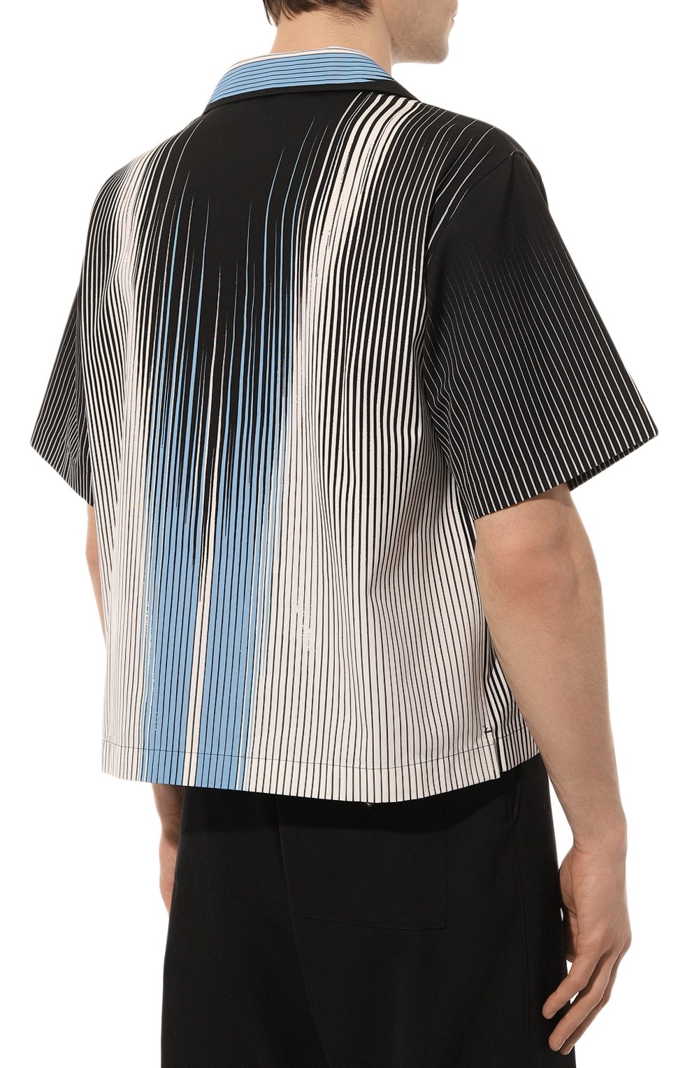 Хлопковая рубашка PRADA, арт. UCS318-1YN3-F0964-211, фото 4