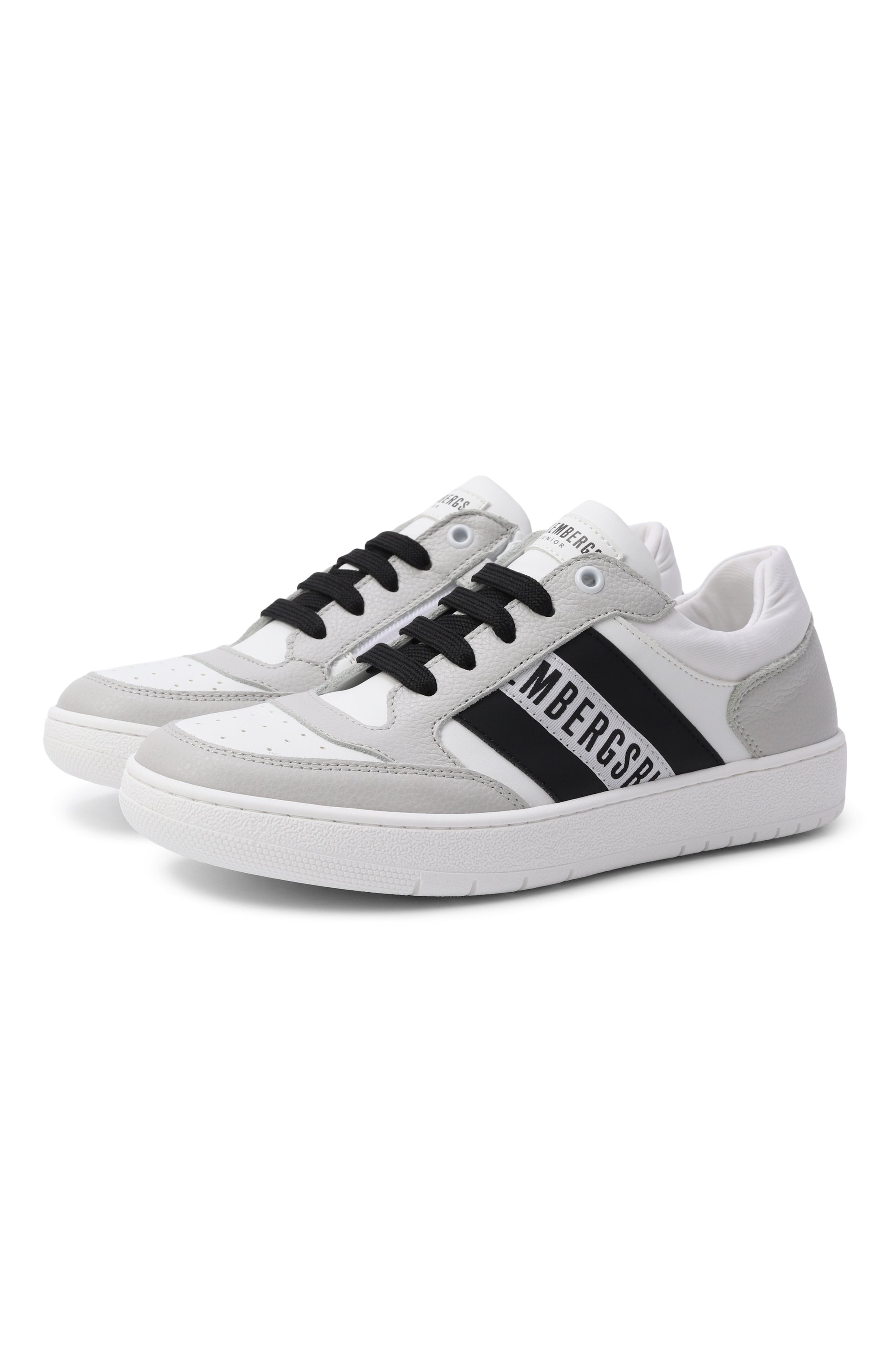 Комбинированные кеды DIRK BIKKEMBERGS, арт. K4B9-21143-1364_001, фото 1