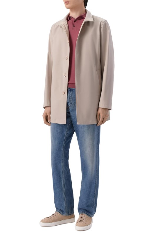 Шерстяное пальто Stefano Ricci MDJ6100280/5612_001 Бежевый  MDJ6100280/5612_001 Фото 2