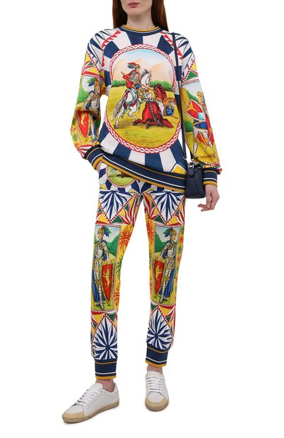 Хлопковые джоггеры DOLCE & GABBANA, арт. FTBJ7T/FI7IB, фото 2