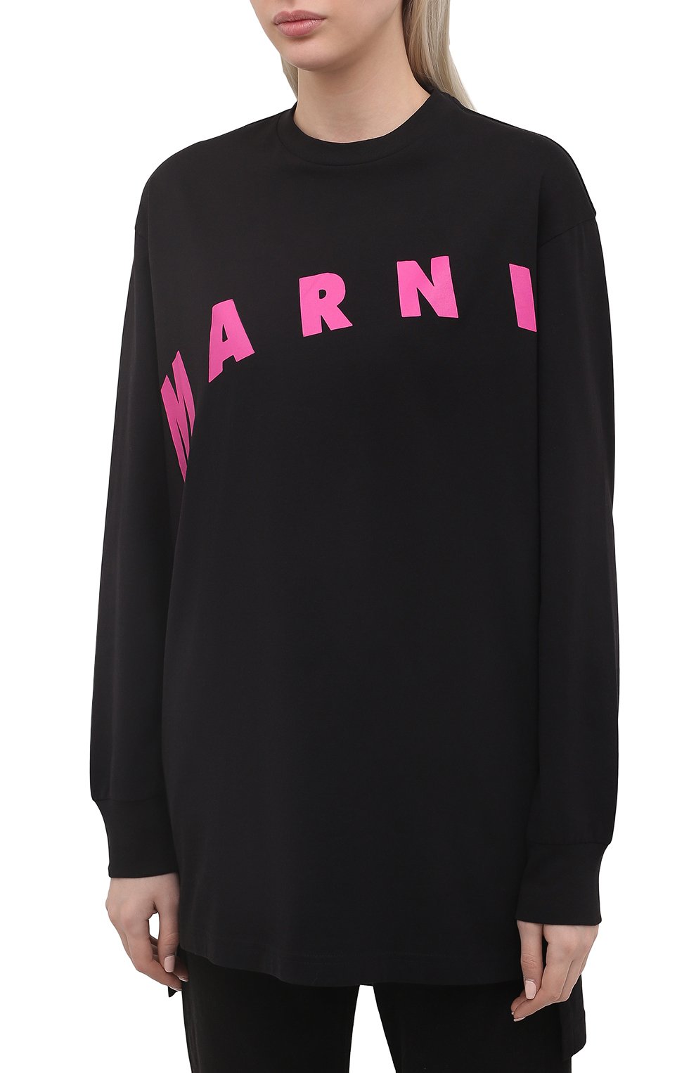 Хлопковый лонгслив MARNI, арт. THJE0129PF/USCR13, фото 3