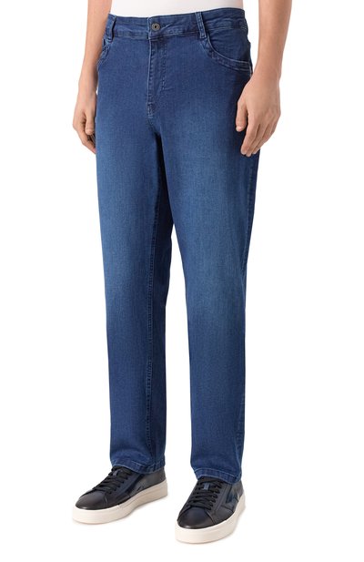 Джинсы DIRK BIKKEMBERGS темно-синего цвета по цене 23750 руб., арт. BMD1646R, фото 3 Джинсы DIRK BIKKEMBERGS, арт. BMD1646R, фото 3