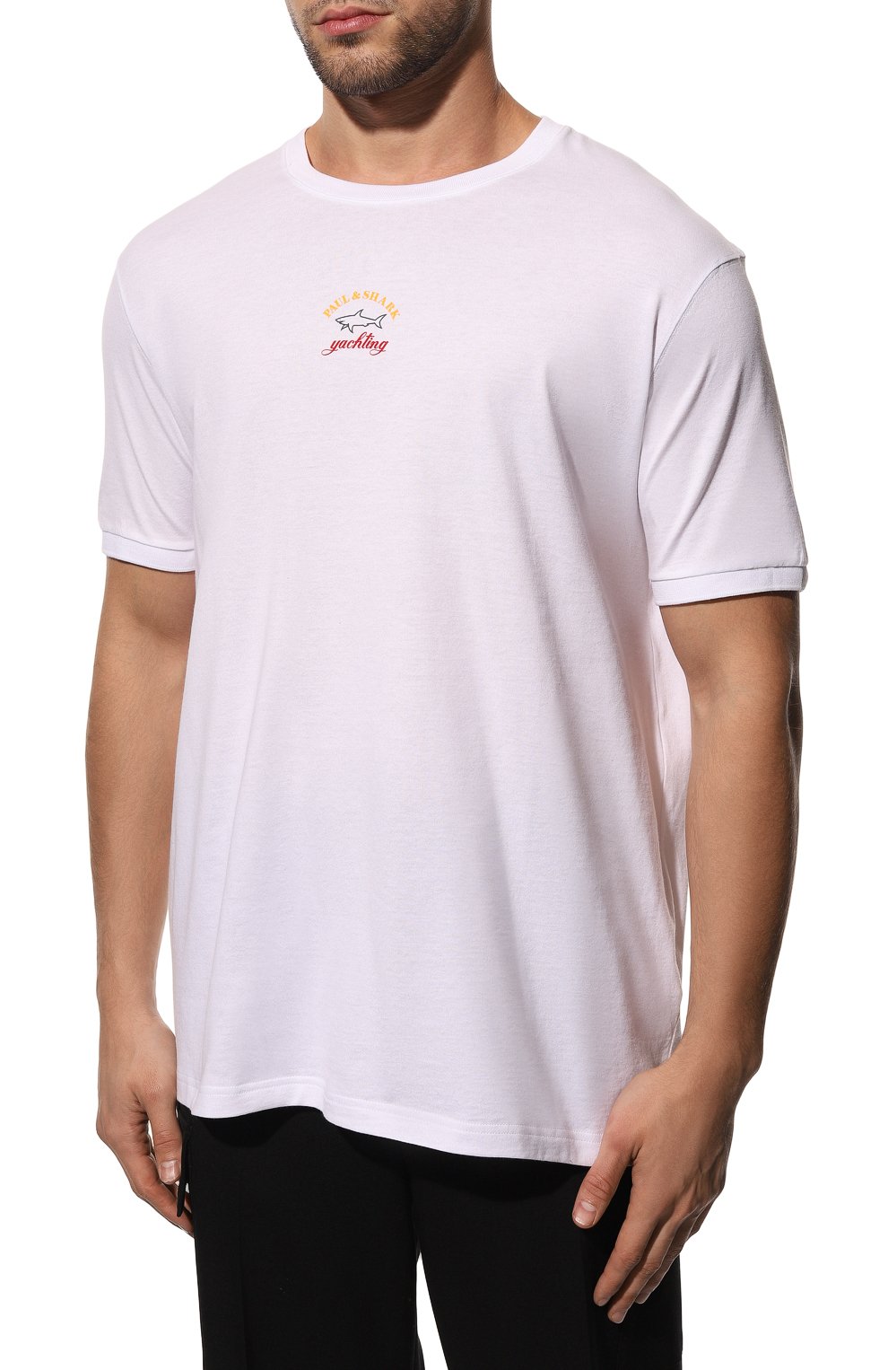 Хлопковая футболка PAUL&SHARK, арт. C0P1096, фото 3