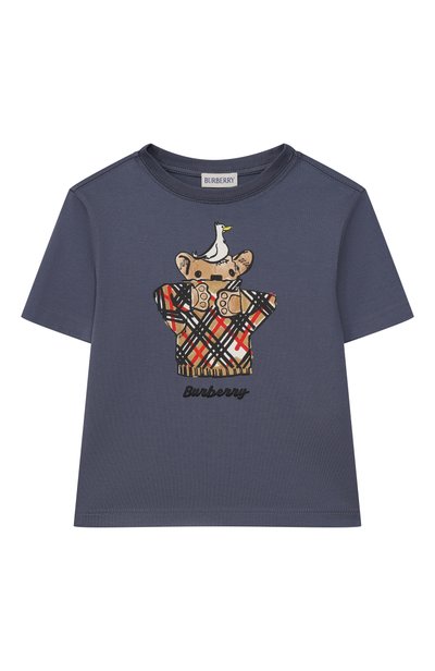 Хлопковая футболка BURBERRY, арт. 8132340