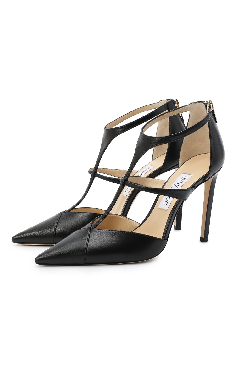 Кожаные туфли saoni 100 JIMMY CHOO, арт. SA0NI 100/KID, фото 1