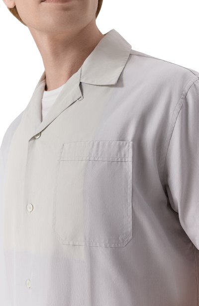 Хлопковая рубашка MAISON MARGIELA серого цвета по цене 89950 руб., арт. S50DR0014/M35688, фото 5 Хлопковая рубашка MAISON MARGIELA, арт. S50DR0014/M35688, фото 5