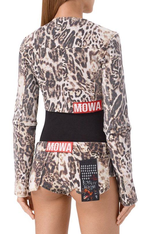 Джинсовая куртка Ksubi x Mowalola Ksubi KXM25JK001 Леопардовый  KXM25JK001 Фото 4