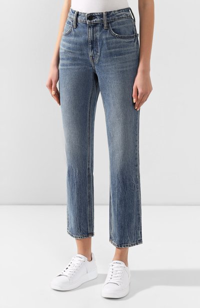 Джинсы ALEXANDER WANG голубого цвета по цене 37000 руб., арт. 4D994039AA, фото 3 Джинсы ALEXANDER WANG, арт. 4D994039AA, фото 3