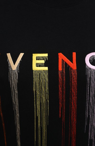 Хлопковый свитшот GIVENCHY, арт. BWJ0193Z3R, фото 5