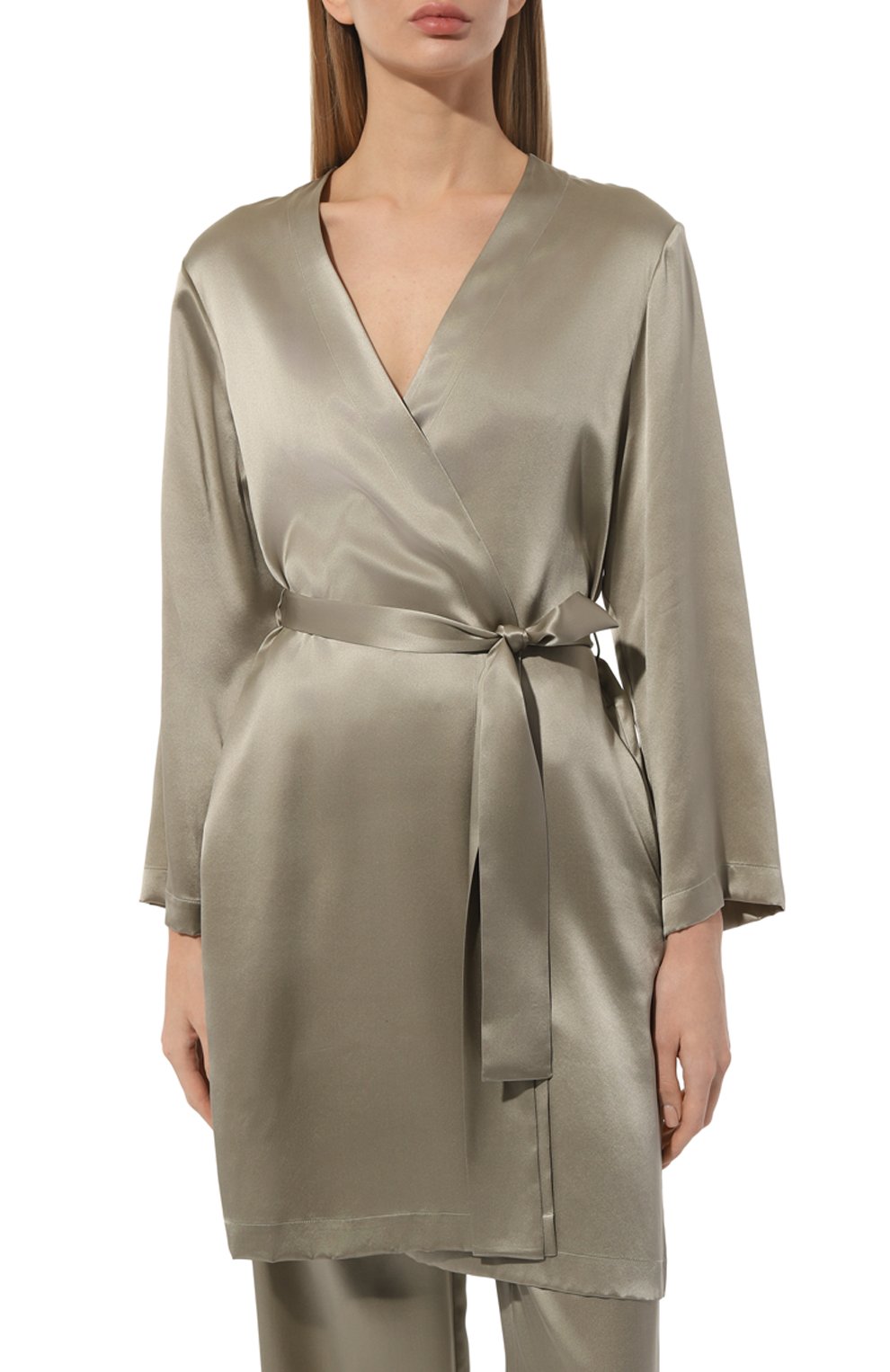 Шелковый халат LUNA DI SETA, арт. VLST08009, фото 3
