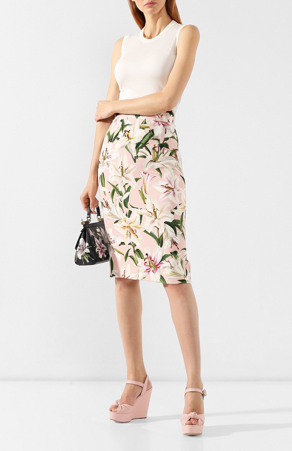 Кожаные босоножки bianca DOLCE & GABBANA, арт. CZ0219/AA170, фото 2